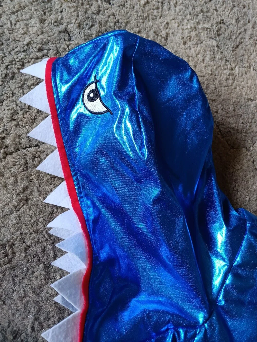 💙 Vibrant Life Shark Dog Costume XL Metallic Blue Pet Pets Halloween